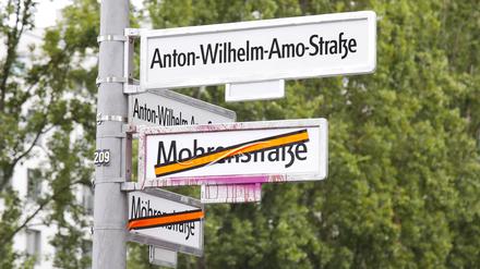Seit kurzem mit neuem Namen: Die Anton-Wilhelm-Amo-Straße in Berlin-Mitte.