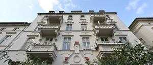 Eine Außenfassade eines Wohnhauses in der Brandenburger Vorstadt.