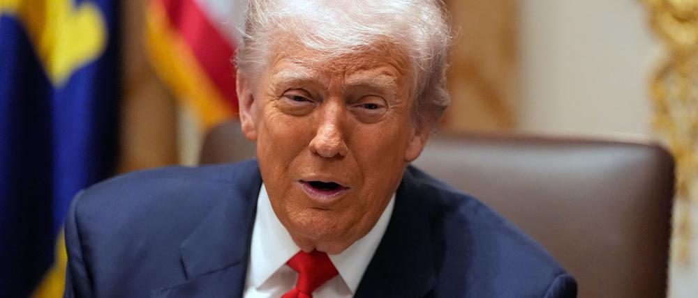 US-Präsident Donald Trump will die Hamas entwaffnet sehen - notfalls mit Gewalt.