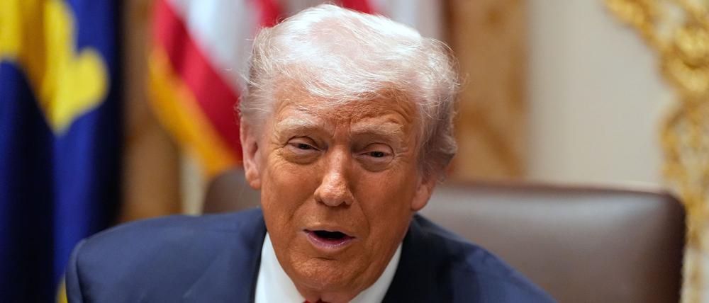 US-Präsident Donald Trump will die Hamas entwaffnet sehen – notfalls mit Gewalt.