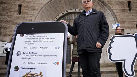 Jürgen Resch, Geschäftsführer der Deutschen Umwelthilfe (DUH) klagt gegen den US-Internetriesen Meta. (Archivbild) 