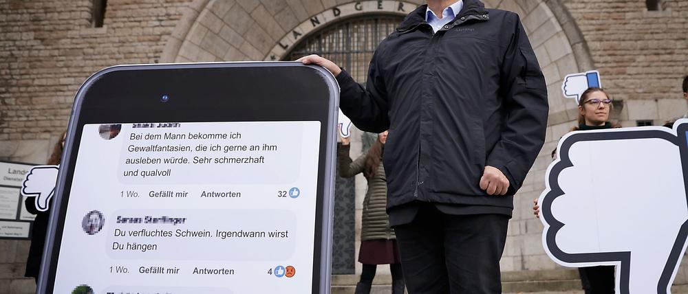 Jürgen Resch, Geschäftsführer der Deutschen Umwelthilfe (DUH) klagt gegen den US-Internetriesen Meta. (Archivbild)