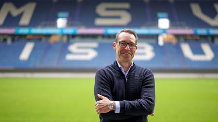 MSV-Geschäftsführer Michael Preetz hat die Wende mit dem Traditionsclub geschafft. 