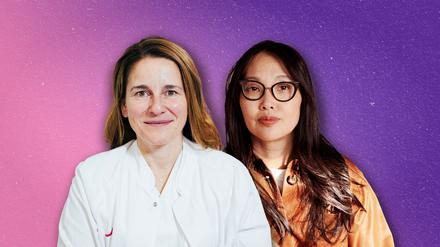 Gestaltung für ein Doppelinterview
Mandy Mangler und Miriam Stein