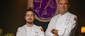 berhard Lange und Johannes Gehrich, Küchenchef und Nachfolger im Restaurant Hugos, Berlin, Quelle promo
