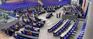 Blick in den Bundestag.