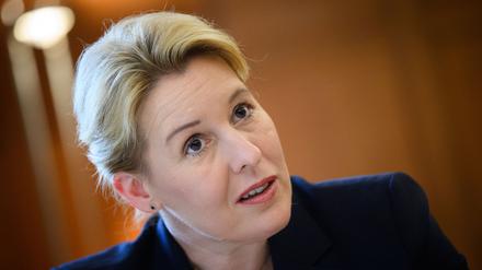 Franziska Giffey (SPD), Berliner Senatorin für Wirtschaft, Energie und Betriebe.