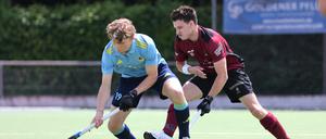 John Dammertz (li.) ist mit sechs Toren treffsicherster Schütze der Zehlendorfer Wespen.