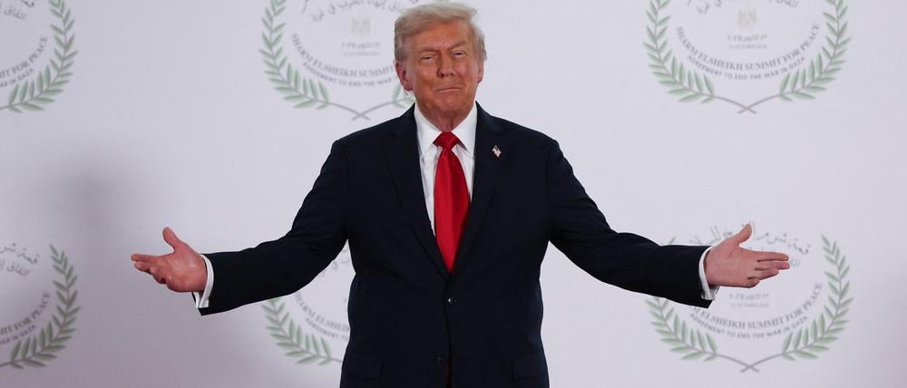 Donald Trump wurde weltweit für seine Friedensbemühungen um den Nahostkonflikt gefeiert.