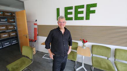Jens Christoph ist Geschäftsführer des Unternehmens Leef, das mit dem deutschen Nachhaltigkeitspreis ausgezeichnet wurde.