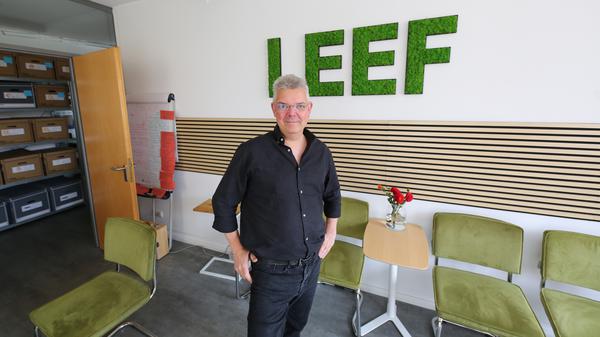 Jens Christoph ist Geschäftsführer des Unternehmens Leef, das mit dem deutschen Nachhaltigkeitspreis ausgezeichnet wurde.