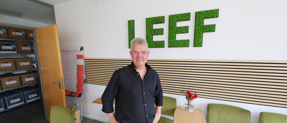 Jens Christoph ist Geschäftsführer des Unternehmens Leef, das mit dem deutschen Nachhaltigkeitspreis ausgezeichnet wurde.