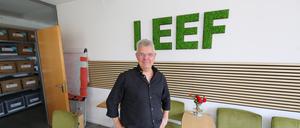 Jens Christoph ist Geschäftsführer des Unternehmens Leef, das mit dem deutschen Nachhaltigkeitspreis ausgezeichnet wurde.