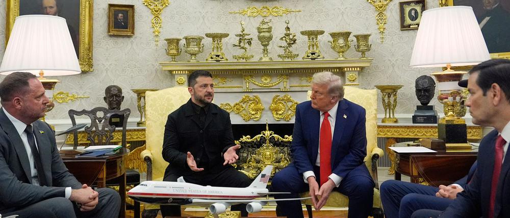 Der ukrainische Staatschef Wolodymyr Selenskyj reist ein weiteres Mal in die USA, um von Washington neue Waffen für den Krieg mit Russland zu erbitten. (Archivbild)