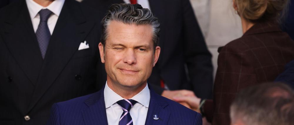 Hegseth hatte Probleme mit seinem Flug.