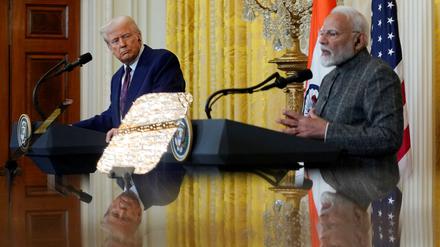 Modi bei Trump im Weißen Haus