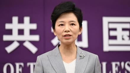 Die Sprecherin von Chinas Handelsministerium äußerte sich zum Handelsstreit. 