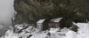 Will man hier Urlaub machen? Berghütte im norwegischen Helleren. 