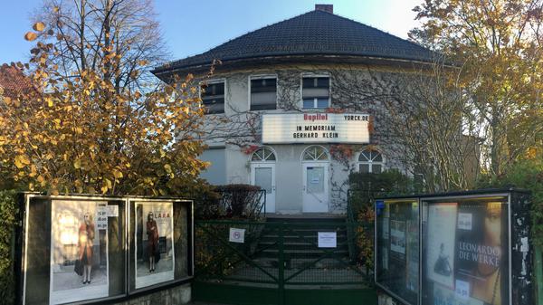 Das Kino „Capitol Dahlem“ steht vor der Schließung.