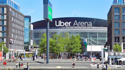 In der Uber Arena in Friedrichshain finen Sport- und Musikevents vor bis zu 17.000 Zuschauern statt.