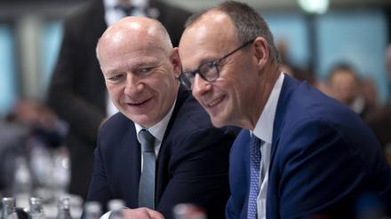 Kai Wegner, Friedrich Merz - CDU Parteitag 
