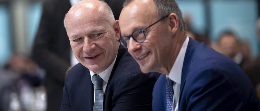 Kai Wegner, Friedrich Merz - CDU Parteitag