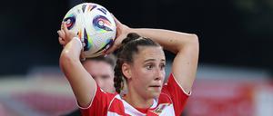 Anna Weiß ist eine der erfahrensten Spielerinnen beim 1. FC Union.