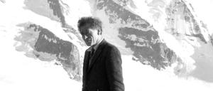 Alberto Giacometti 1961 am Diavolezza vor dem Piz Palü.