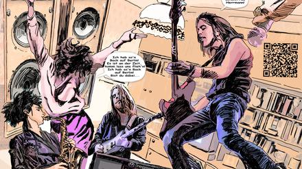 Graphic Novel "Machandeltal" von Dirk Zöllner und Jörg Menge, erschienen im THK-Verlag
Dirk Zöllner, Jörg Menge, VG Bild-Kunst Bonn 2025, THK-Verlag