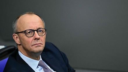 Bundeskanzler Friedrich Merz im Bundestag.