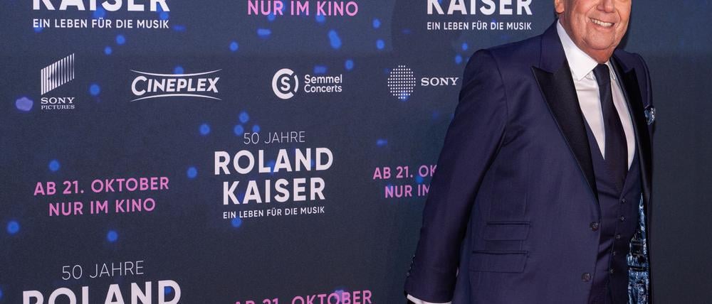 Schlagerstar Roland Kaiser hat seinen Kinofilm präsentiert.