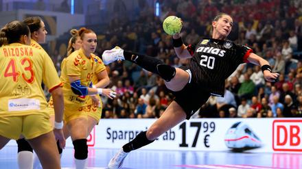 Emily Vogel feiert mit Deutschland einen Pflichtsieg. 
