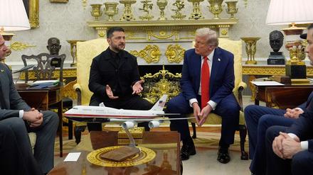 Trump und Selenskyj treffen sich an diesem Freitag erneut im Weißen Haus. (Archivbild)