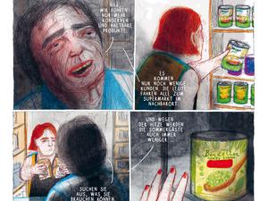 Eine Seite aus „Jakob Neyder“ von Franz Suess. Foto: Avant