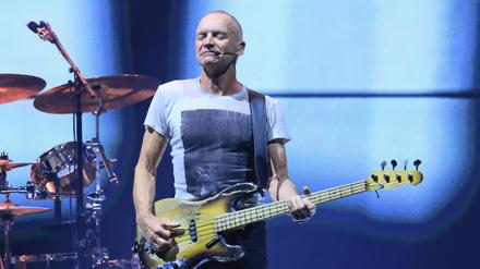 Agil wie eh und je.  Sting in der Berliner Uber Arena.