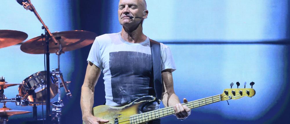 Agil wie eh und je. Sting in der Berliner Uber Arena.