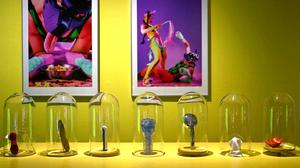 Auch Brausen taugen als Sextoy. „Apropos Sex“ stellt sie vorsichtshalber unter Glas aus. 