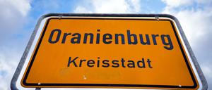 Die Bombe wurde im Oranienburger Stadtteil Sachsenhausen entdeckt. (Symbolbild)