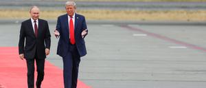 Donald Trump und Wladimir Putin im August in Alaska. Demnächst treffen sie sich in Budapest. 