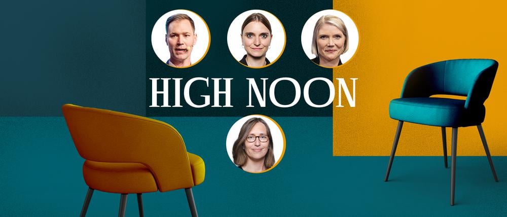 High Noon Podcast zum Thema: Ein Jahr nach Trumps Wiederwahl: Wohin steuern die USA?Mitwirkende sind: Helena Wittlich, Julius van de Laar und Cathryn Clüver-Ashbrook. Moderation: Anja Wehler-Schöck