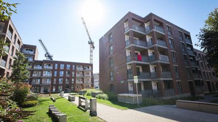 Neubau von Wohnungen in Hamburg: Jetzt soll mehr Tempo in den Bau. (Archivfoto)