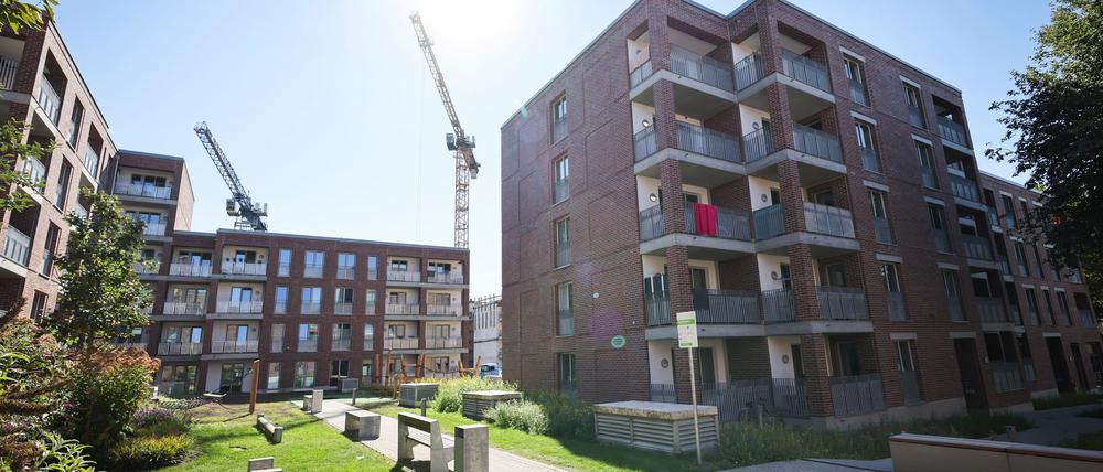 Neubau von Wohnungen in Hamburg: Jetzt soll mehr Tempo in den Bau. (Archivfoto)