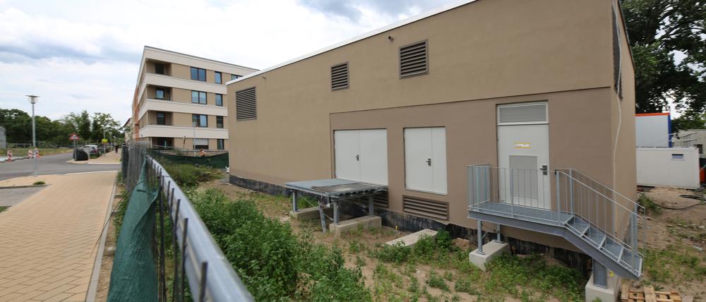 Nicht schön, aber selten: die Heizzentrale der Geothermieanlage in der Teltower Vorstadt.