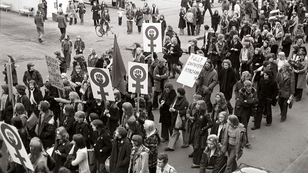 Allein in der Hauptstadt Reykjavik kamen am 24. Oktober 1975 25.000 Frauen zusammen. 