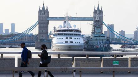 Die Internationale Seeschifffahrtsorganisation IMO hat ihren Sitz in London nahe der Themse. (Archivbild)
