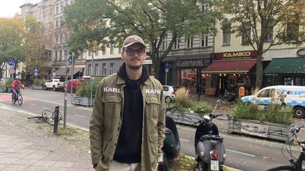 Davide ist 24 Jahre alt und vor vier Jahren aus Trient in Italien nach Berlin gezogen.