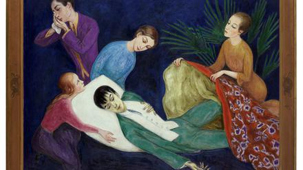 Nils Dardel malte „Der sterbende Dandy“ im Jahr 1918.
