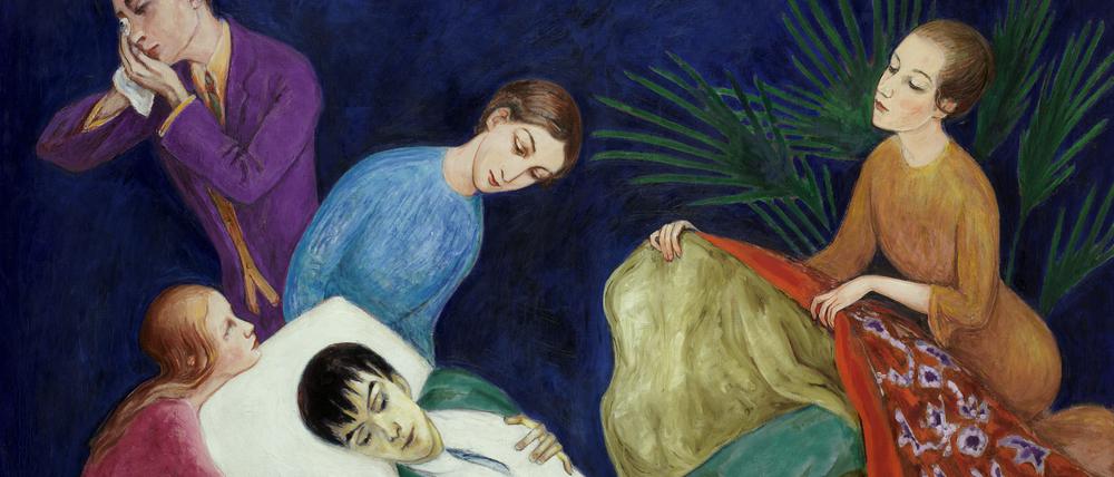 Nils Dardel malte „Der sterbende Dandy“ im Jahr 1918.