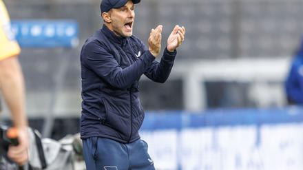 Trainer Leitl will auch in Bochum gewinnen. (Archivbild)