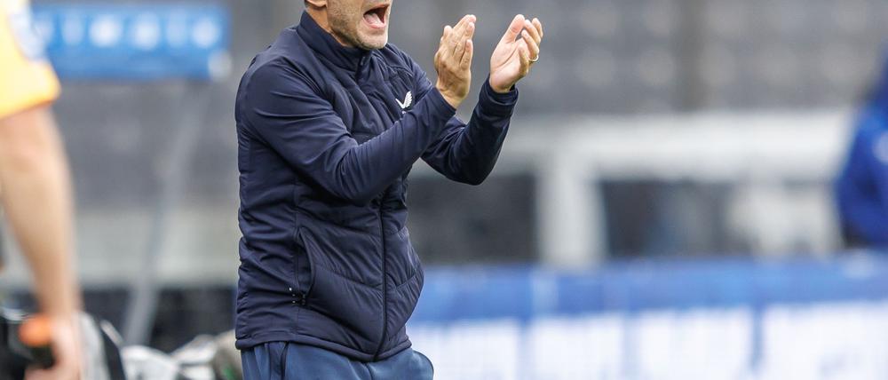 Trainer Leitl will auch in Bochum gewinnen. (Archivbild)